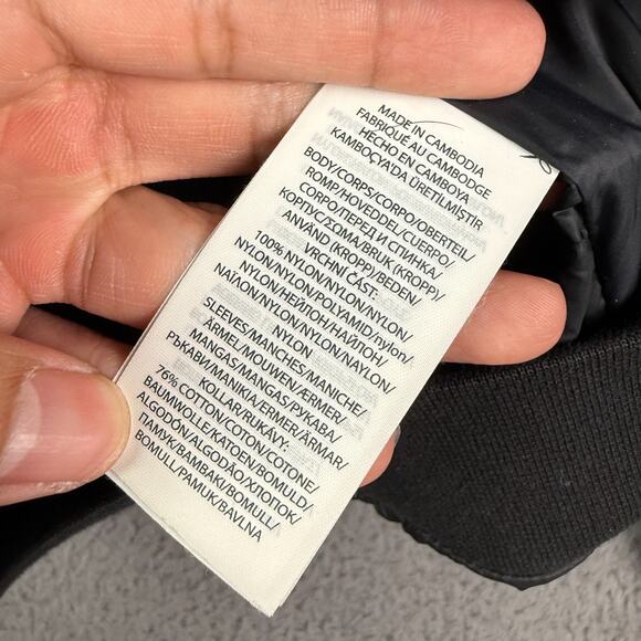 Polo Ralph Lauren Hybrid Puffer Jacket Mens S Black Full Zip Quilted Duck Down - Picture 5 of 12